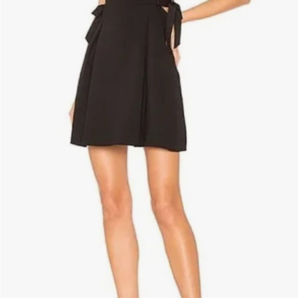 NWOT BCBG Generation Kalie lace up little Black Mini Dress